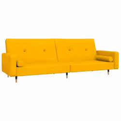 VidaXL 375753, Jaune, mousse, Métal, Polyester, Bois, 2200 mm, 1000 mm, 520 mm