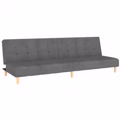 VidaXL 375754, Gris, mousse, Plastique, Polyester, Bois, 2000 mm, 1000 mm, 320 mm