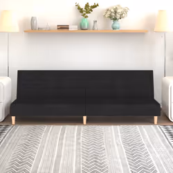 VidaXL 375756 canapé Noir