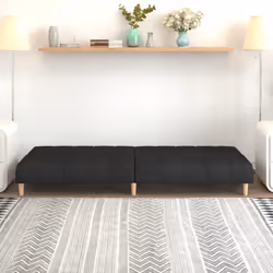 VidaXL 375756 canapé Noir