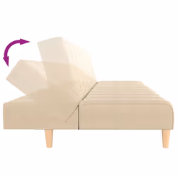VidaXL 375757 canapé Crème - Vue supplémentaire 8