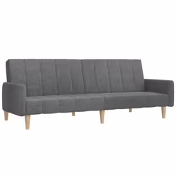 VidaXL 375758, Gris, mousse, Plastique, Polyester, Bois, 2200 mm, 1000 mm, 520 mm
