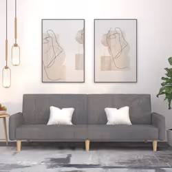 VidaXL 375758 canapé Gris