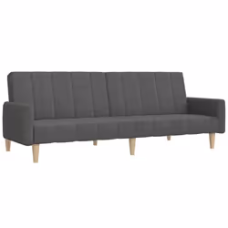 VidaXL 375759, Gris, mousse, Plastique, Polyester, Bois, 2200 mm, 1000 mm, 520 mm