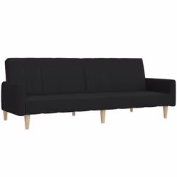 VidaXL 375760, Noir, mousse, Plastique, Polyester, Bois, 2200 mm, 1000 mm, 520 mm