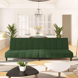 Ce canapé-lit est une solution parfaite pour accueillir des invités pour la nuit tout en offrant un espace confortable pour s ...