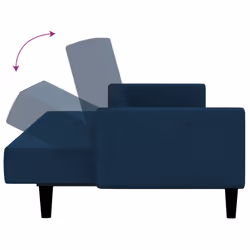 VidaXL 375773 canapé Bleu - Vue supplémentaire 8
