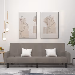 VidaXL 375774 canapé Gris