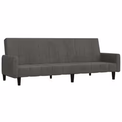 VidaXL 375775, Gris, mousse, Plastique, Polyester, Bois, 2200 mm, 1000 mm, 520 mm