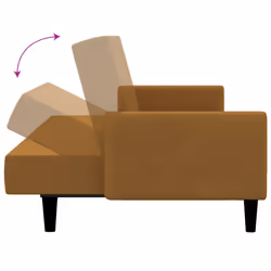 VidaXL 375782 canapé Marron - Vue supplémentaire 7