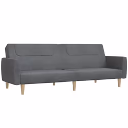 VidaXL 375784, Gris, mousse, Plastique, Polyester, Bois, 2200 mm, 1000 mm, 520 mm