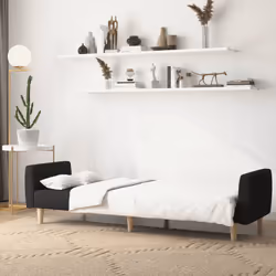 VidaXL 375786 canapé Noir