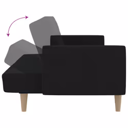 VidaXL 375786 canapé Noir - Vue supplémentaire 7