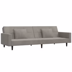 VidaXL 375807, Gris, mousse, Plastique, Polyester, Bois, 2000 mm, 1000 mm, 320 mm