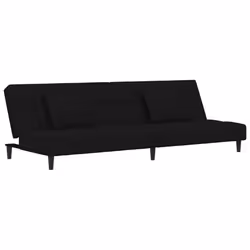 VidaXL 375812, Noir, mousse, Plastique, Polyester, Bois, 2000 mm, 1000 mm, 320 mm