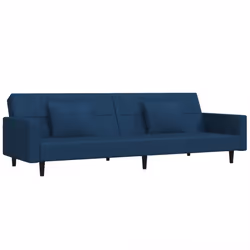 VidaXL 375815, Bleu, mousse, Plastique, Polyester, Bois, 2200 mm, 1000 mm, 520 mm