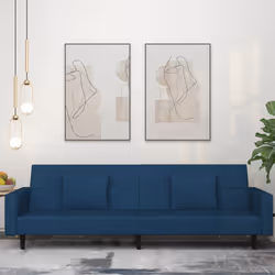 VidaXL 375815 canapé Bleu