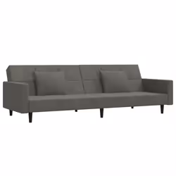 VidaXL 375817, Gris, mousse, Plastique, Polyester, Bois, 2200 mm, 1000 mm, 520 mm
