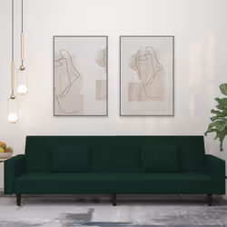 VidaXL 375818 canapé Vert