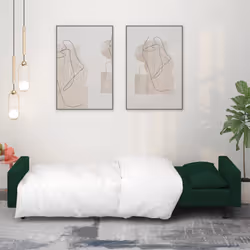 VidaXL 375818 canapé Vert