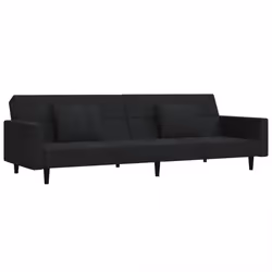 VidaXL 375821, Noir, mousse, Plastique, Polyester, Bois, 2200 mm, 1000 mm, 520 mm
