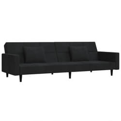 VidaXL 375821 canapé Noir