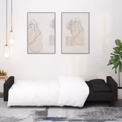 VidaXL 375821 canapé Noir