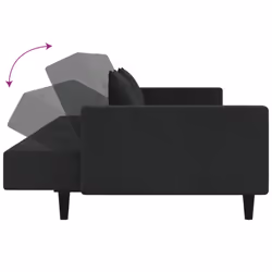 VidaXL 375821 canapé Noir - Vue supplémentaire 7