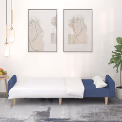 VidaXL 375856 canapé Bleu