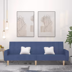 VidaXL 375856 canapé Bleu - Vue supplémentaire 2