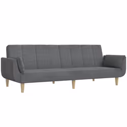 VidaXL 375865, Gris, mousse, Plastique, Polyester, Bois, 2000 mm, 1000 mm, 320 mm