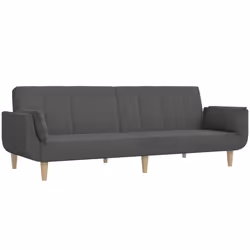 VidaXL 375866, Gris, mousse, Plastique, Polyester, Bois, 2000 mm, 1000 mm, 320 mm