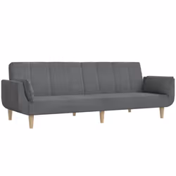 VidaXL 375869, Gris, mousse, Plastique, Polyester, Bois, 2200 mm, 1000 mm, 520 mm