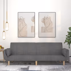 VidaXL 375869 canapé Gris