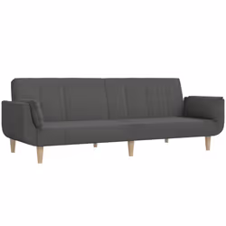 VidaXL 375870, Gris, mousse, Plastique, Polyester, Bois, 2200 mm, 1000 mm, 520 mm