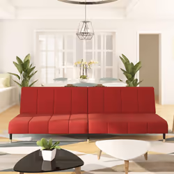 VidaXL 375879 canapé Rouge