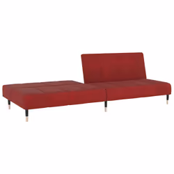 VidaXL 375879 canapé Rouge - Vue supplémentaire 4