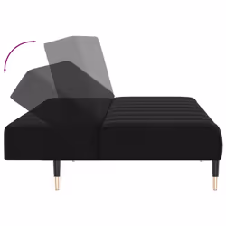 VidaXL 375880 canapé Noir - Vue supplémentaire 7