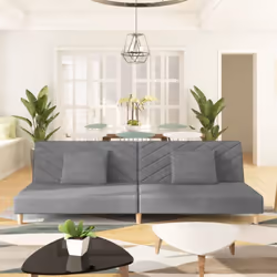 Ce canapé-lit est une solution parfaite pour accueillir des invités pour la nuit tout en offrant un espace confortable pour s ...