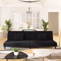 VidaXL 375915 canapé Noir