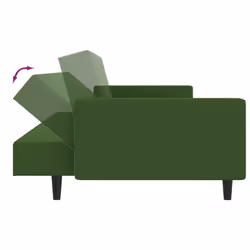 VidaXL 375928 canapé Vert - Vue supplémentaire 7