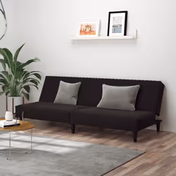 VidaXL 375932 canapé Noir