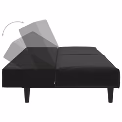 VidaXL 375932 canapé Noir - Vue supplémentaire 7