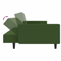 VidaXL 375939 canapé Vert - Vue supplémentaire 7