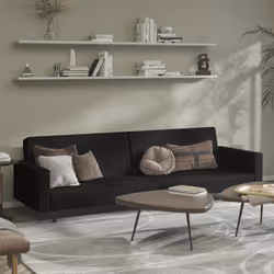 VidaXL 375943 canapé Noir
