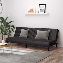 VidaXL 375947 canapé Noir