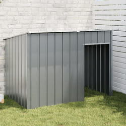 Vidaxl - Niche pour chien avec toit anthracite acier galvanisé