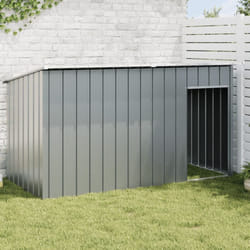 Vidaxl - Niche pour chien avec toit anthracite acier galvanisé