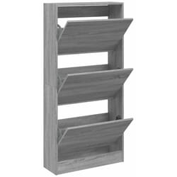 Armoire à chaussures sonoma gris 60x21x125,5 cm bois ingénierie Vidaxl