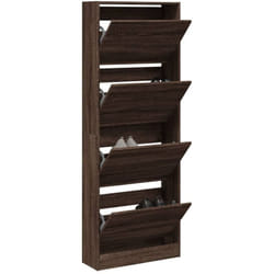 vidaXL Armoire à chaussures chêne marron 60x21x163,5cm bois ingénierie
